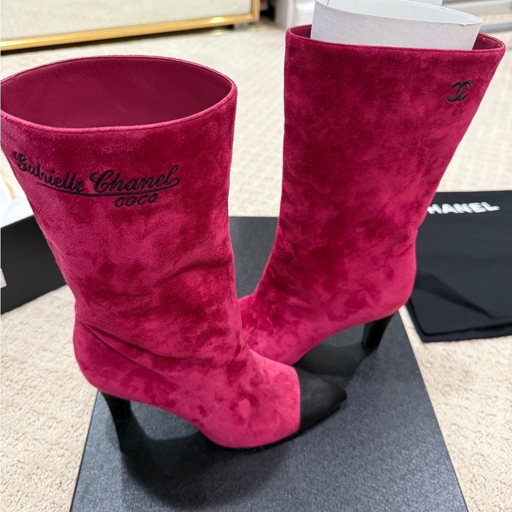 Brand new in box Chanel Gabrielle boots. Size 37.